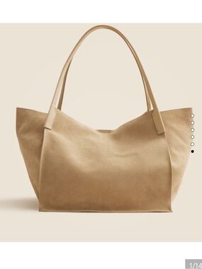 Jcrew suede Tote Bag in Light Brown. Brand new!